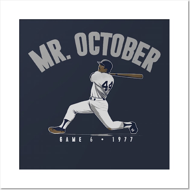 Reggie Jackson Mr. October Wall Art by KraemerShop